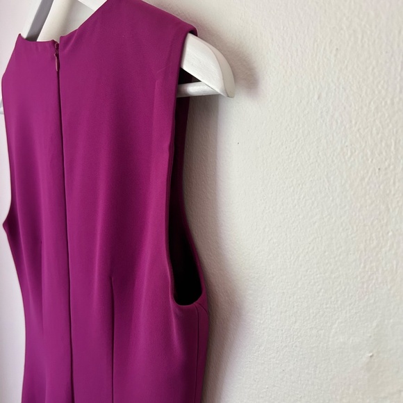 Elie Tahari Sheath Shift Sleeveless Dress in fuchsia l Size 4 - Picture 6 of 10